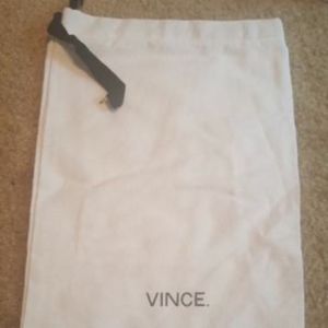 VINCE WOMENS HANDBAG PURSE CANVAS DUST BAG